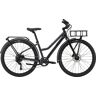 Cannondale Treadwell Eq Dlx Remixte - 27.5" Women City Bike - 2024 - Black Magic