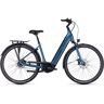 Cube Supreme Hybrid Exc 625 - Easy Entry Electric Bike - 2024 - Blue / Black