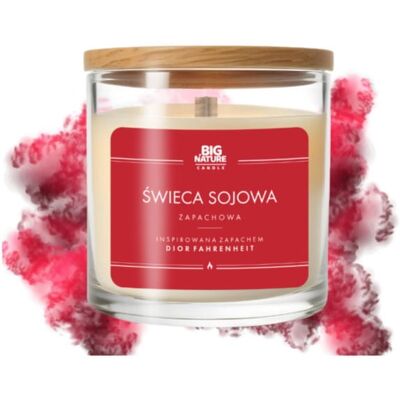 Big Nature Świeca Sojowa DIOR FAHRENHEIT 215 g Big Nature Świeca Sojowa DIOR FAHRENHEIT 215 g