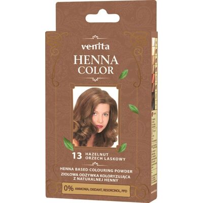 Venita Henna Color ZOK Nr 13 Orzech Laskowy Venita Henna Color ZOK Nr 13 Orzech Laskowy