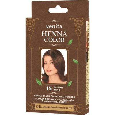 Venita Henna Color ZOK Nr 15 Brąz Venita Henna Color ZOK Nr 15 Brąz