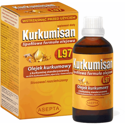Asepta Kurkumisan L97 10 ml olej kurkumowy Asepta Kurkumisan L97 10 ml olej kurkumowy