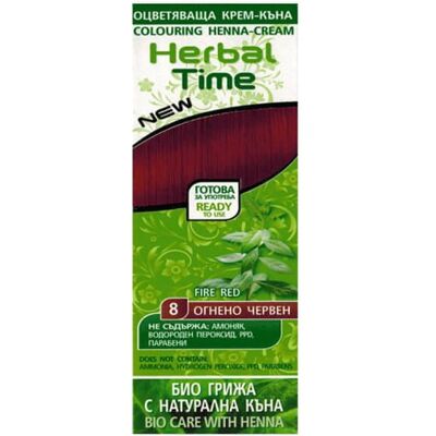 Herbal Time Naturalna Henna Ognista Czerwień 75 ml Herbal Time Naturalna Henna Ognista Czerwień 75 ml