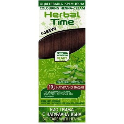 Herbal Time Naturalna Henna Naturalny Brąz 75 ml Herbal Time Naturalna Henna Naturalny Brąz 75 ml