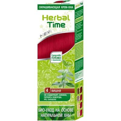 Herbal Time Naturalna Henna WIŚNIA 75 ml Herbal Time Naturalna Henna WIŚNIA 75 ml