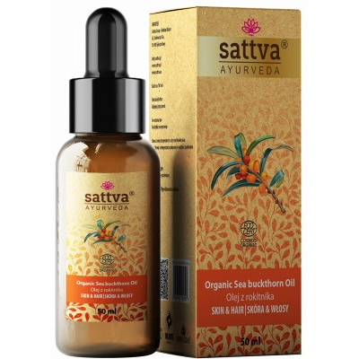 SATTVA (kadzidła, kosmetyki) OLEJ DO CIAŁA I WŁOSÓW Z ROKITNIKA ECO 50 ml - SATTVA (AYURVEDA) SATTVA (kadzidła, kosmetyki) OLEJ DO CIAŁA I WŁOSÓW Z ROKITNIKA ECO 50 ml - SATTVA (AYURVEDA)