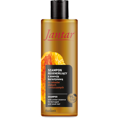 JANTAR Szampon do włosów z esencją bursztynową do włosów słabych i zniszczonych 300ml FARMONA JANTAR Szampon do włosów z esencją bursztynową do włosów słabych i zniszczonych 300ml FARMONA
