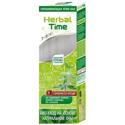 Herbal Time Naturalna Henna SREBRNY BLOND 75 ml Herbal Time Naturalna Henna SREBRNY BLOND 75 ml