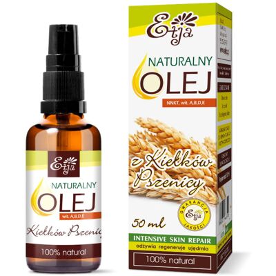 Olej z kiełków pszenicy rafinowany 50 ml ETJA Olej z kiełków pszenicy rafinowany 50 ml ETJA