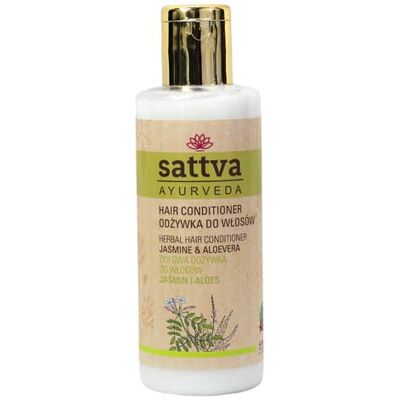 SATTVA (kadzidła, kosmetyki) ODŻYWKA DO WŁOSÓW JAŚMIN I ALOES 210 ml - SATTVA (AYURVEDA) SATTVA (kadzidła, kosmetyki) ODŻYWKA DO WŁOSÓW JAŚMIN I ALOES 210 ml - SATTVA (AYURVEDA)