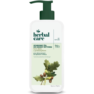 HERBAL CARE Żel do higieny intymnej ochronny kora dębu z prebiotykiem 330ml FARMONA HERBAL CARE Żel do higieny intymnej ochronny kora dębu z prebiotykiem 330ml FARMONA