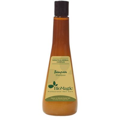SZAMPON DO WŁOSÓW SŁABYCH I ŁAMLIWYCH Z KERATYNĄ 300 ml - BIOMAGIC SZAMPON DO WŁOSÓW SŁABYCH I ŁAMLIWYCH Z KERATYNĄ 300 ml - BIOMAGIC