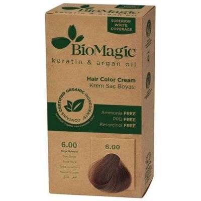 FARBA DO WŁOSÓW CIEMNY BLOND (6.00) 250 g - BIOMAGIC FARBA DO WŁOSÓW CIEMNY BLOND (6.00) 250 g - BIOMAGIC