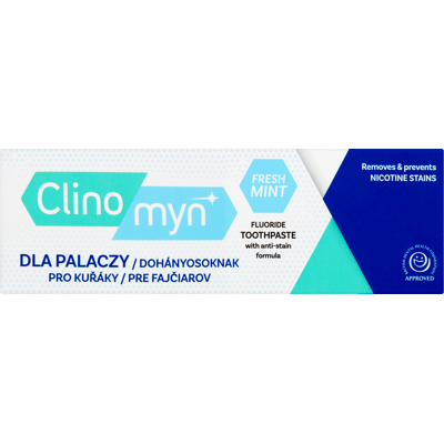 Dystrybutor: Biogo.pl TRIMB Clinomyn - Pasta do zębów dla palaczy (75 ml) Dystrybutor: Biogo.pl TRIMB Clinomyn - Pasta do zębów dla palaczy (75 ml)