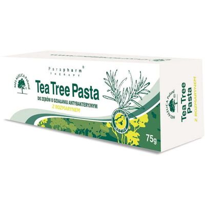 Tea Tree Pasta do zębów z ROZMARYNEM antybakteryjna (bez fluoru) 75g MELALEUCA Tea Tree Pasta do zębów z ROZMARYNEM antybakteryjna (bez fluoru) 75g MELALEUCA