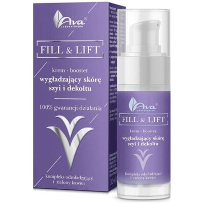 AVA LABORATORIUM AVA Fill&Lift; Krem booster d/szyi i dekoldu 30 ml AVA LABORATORIUM AVA Fill&Lift; Krem booster d/szyi i dekoldu 30 ml