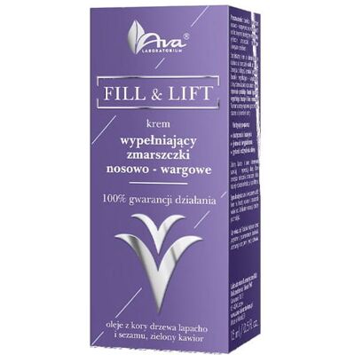 AVA LABORATORIUM AVA Fill&Lift; Krem wyp. zmarszczki nosowo-wargowe AVA LABORATORIUM AVA Fill&Lift; Krem wyp. zmarszczki nosowo-wargowe