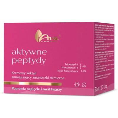 AVA Aktywne Peptydy Kremowy Koktajl - Krem do twarzy AVA Aktywne Peptydy Kremowy Koktajl - Krem do twarzy