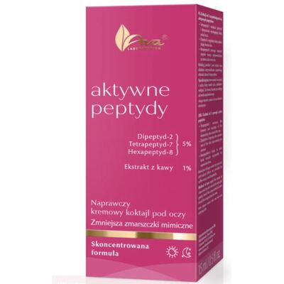 AVA LABORATORIUM AVA Aktywne Peptyny Krem Koktajl pod oczy 50 ml AVA LABORATORIUM AVA Aktywne Peptyny Krem Koktajl pod oczy 50 ml
