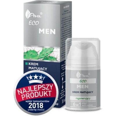 Ava Eco Men Matowa Regenerująca Krem do Twarzy Ava Eco Men Matowa Regenerująca Krem do Twarzy