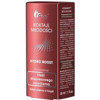 AVA LABORATORIUM AVA Koktajl Młodości Hydro Boost efekt nawilżenia AVA LABORATORIUM AVA Koktajl Młodości Hydro Boost efekt nawilżenia