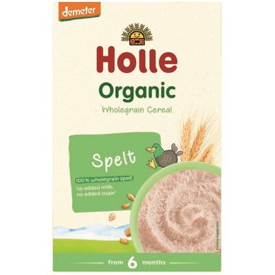 Kaszka pełnoziarnista orkiszowa, bezmleczna powyżej 6 m-ca życia BIO 250 g HOLLE Kaszka pełnoziarnista orkiszowa, bezmleczna powyżej 6 m-ca życia BIO 250 g HOLLE