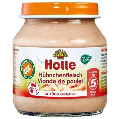 Danie dla niemowląt kurczak BIO 125 g Holle Danie dla niemowląt kurczak BIO 125 g Holle
