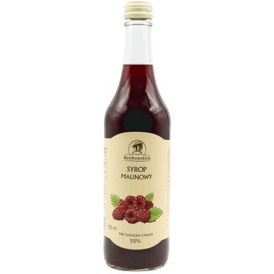SYROP MALINOWY 500 ml - REMBOWSCY SYROP MALINOWY 500 ml - REMBOWSCY