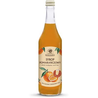 SYROP POMARAŃCZOWY 500 ml - REMBOWSCY SYROP POMARAŃCZOWY 500 ml - REMBOWSCY