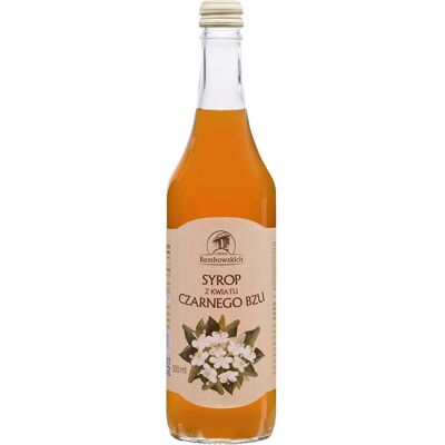 SYROP Z KWIATU CZARNEGO BZU 500 ml - REMBOWSCY SYROP Z KWIATU CZARNEGO BZU 500 ml - REMBOWSCY