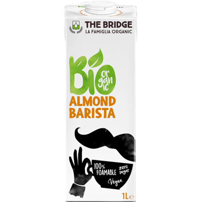 Bio migdałowe napój barista od The Bridge - Wegański i bez glutenu Bio migdałowe napój barista od The Bridge - Wegański i bez glutenu