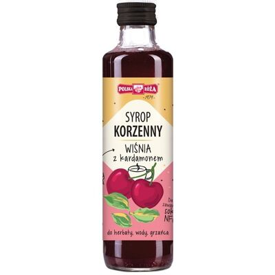 Polska Róża - Syrop Korzenny Wiśnia z Kardamonem - 250 ml - Syrup Polska Róża - Syrop Korzenny Wiśnia z Kardamonem - 250 ml - Syrup