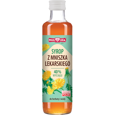 POLSKA RÓŻA Syrop z mniszka lekarskiego 250ml POLSKA RÓŻA POLSKA RÓŻA Syrop z mniszka lekarskiego 250ml POLSKA RÓŻA