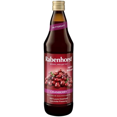 RABENHORST (soki, napoje) SOK Z ŻURAWINY NFC 750 ml - RABENHORST RABENHORST (soki, napoje) SOK Z ŻURAWINY NFC 750 ml - RABENHORST
