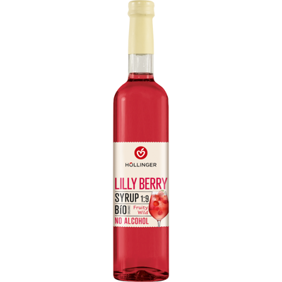 HOLLINGER (soki, nektary, napoje, syropy) SYROP DO DRINKÓW I KOKTAJLI LILLY BERRY BIO 500 ml - HOLLINGER HOLLINGER (soki, nektary, napoje, syropy) SYROP DO DRINKÓW I KOKTAJLI LILLY BERRY BIO 500 ml - HOLLINGER