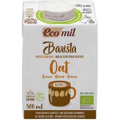 Napój owsiany Barista BIO 500 ml ECOMIL Napój owsiany Barista BIO 500 ml ECOMIL