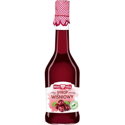 POLSKA ROZA Syrop Wiśniowy - Naturalny, Bez Konserwantów - 500ml POLSKA ROZA Syrop Wiśniowy - Naturalny, Bez Konserwantów - 500ml