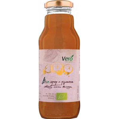 Syrop z pigwowca słodzony cukrem trzcinowym BIO 300 ml Vero Syrop z pigwowca słodzony cukrem trzcinowym BIO 300 ml Vero