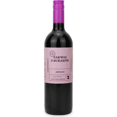 ZAKWAS Z BURAKÓW JODOWANY 700 ml - ZAKWASOWNIA ZAKWAS Z BURAKÓW JODOWANY 700 ml - ZAKWASOWNIA