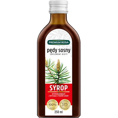 Syrop sosnowy Premium Rosa - Wsparcie oddechu Syrop sosnowy Premium Rosa - Wsparcie oddechu
