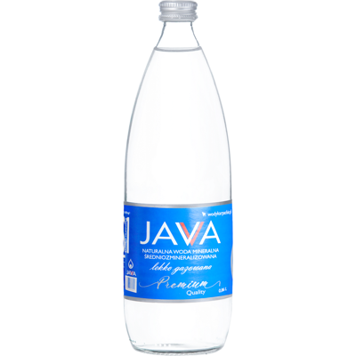 NATURALNA WODA MINERALNA ŚREDNIOZMINERALIZOWANA LEKKO GAZOWANA 860 ml (SZKŁO) - JAVA NATURALNA WODA MINERALNA ŚREDNIOZMINERALIZOWANA LEKKO GAZOWANA 860 ml (SZKŁO) - JAVA
