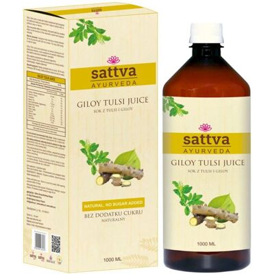 SOK Z TULSI I GILOY 1 L - SATTVA SOK Z TULSI I GILOY 1 L - SATTVA