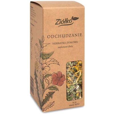 Ziółko Odchudzanie Herbatka Ziołowa 80 g Ziółko Odchudzanie Herbatka Ziołowa 80 g