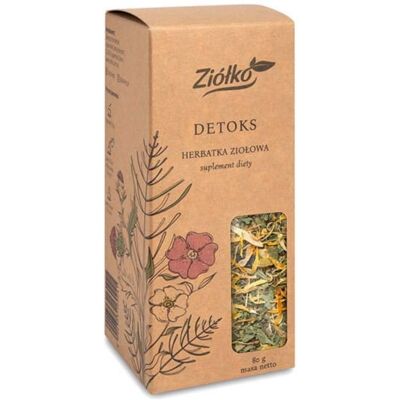 Ziółko Detox Herbatka Ziołowa 80 g Ziółko Detox Herbatka Ziołowa 80 g