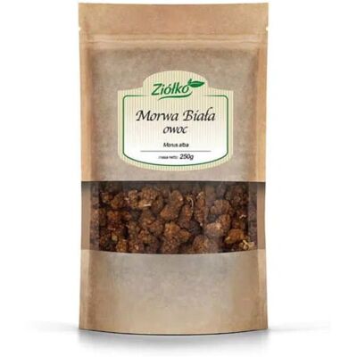 Ziółko Morwa Biała owoc 250g Ziółko Morwa Biała owoc 250g