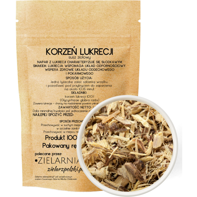 PERSEA Lukrecja korzeń 50g ZIELARZPOLSKI PERSEA Lukrecja korzeń 50g ZIELARZPOLSKI
