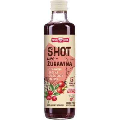 Polska Róża Żurawina Różanecznik Malina Sok Shots Polska Róża Żurawina Różanecznik Malina Sok Shots