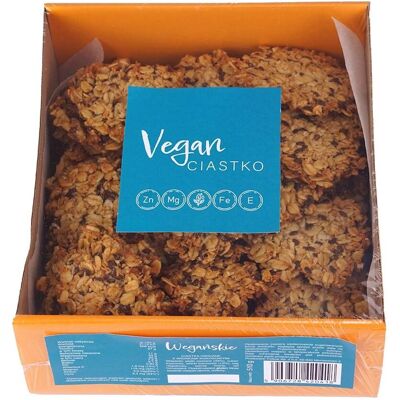 CIASTKA WEGAŃSKIE OWSIANE Z WIÓRKAMI KOKOSOWYMI BEZGLUTENOWE BIO 510 g - IRENKI CIASTKA WEGAŃSKIE OWSIANE Z WIÓRKAMI KOKOSOWYMI BEZGLUTENOWE BIO 510 g - IRENKI