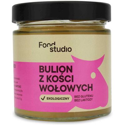 BULION Z KOŚCI WOŁOWYCH BEZGLUTENOWY BIO 350 ml - FOOD STUDIO BULION Z KOŚCI WOŁOWYCH BEZGLUTENOWY BIO 350 ml - FOOD STUDIO