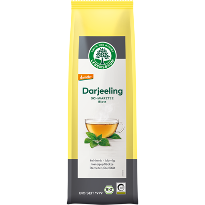HERBATA CZARNA DARJEELING LIŚCIASTA DEMETER BIO 75 g - LEBENSBAUM HERBATA CZARNA DARJEELING LIŚCIASTA DEMETER BIO 75 g - LEBENSBAUM